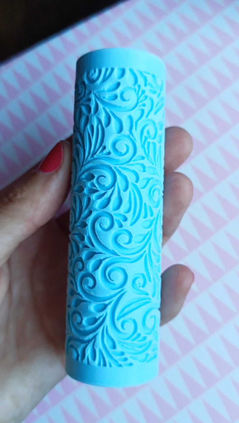 Floral Clay Texture roller