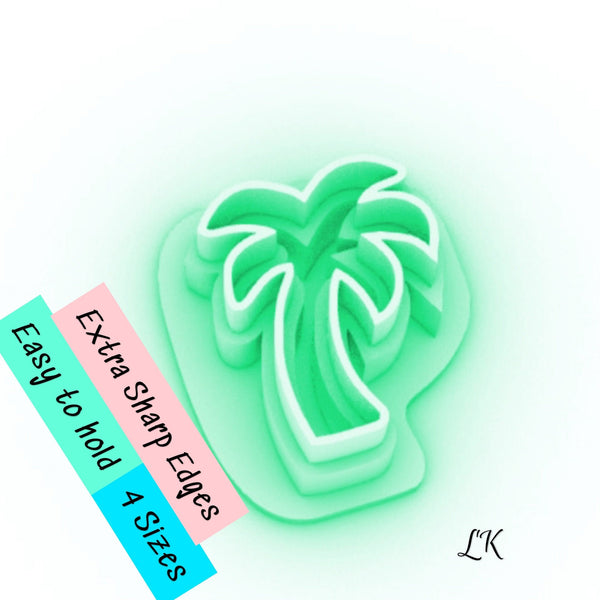 Palm Tree Polymer Clay Cutter | 3D printed earring mold | Organic shape clay supplies | DIY earring tool | clay earrings | Jewelry making
