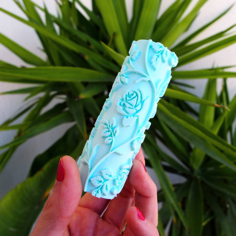 Floral Clay texture roller | polymer clay roses patterns | Polymer Clay Stamps | Embossing Clay texture roller | Textures | Floral pattern