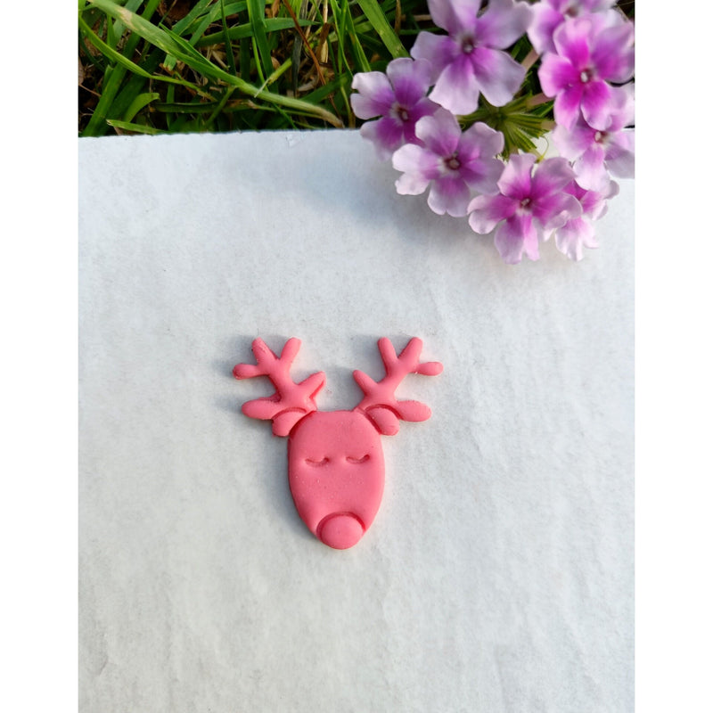 3 Polymer Clay Cutters Pack for Polymer Clay Earring | Clay Christmas Earring Molds Pack | Reindeer, Gift and Christmas Ball Earrings molds