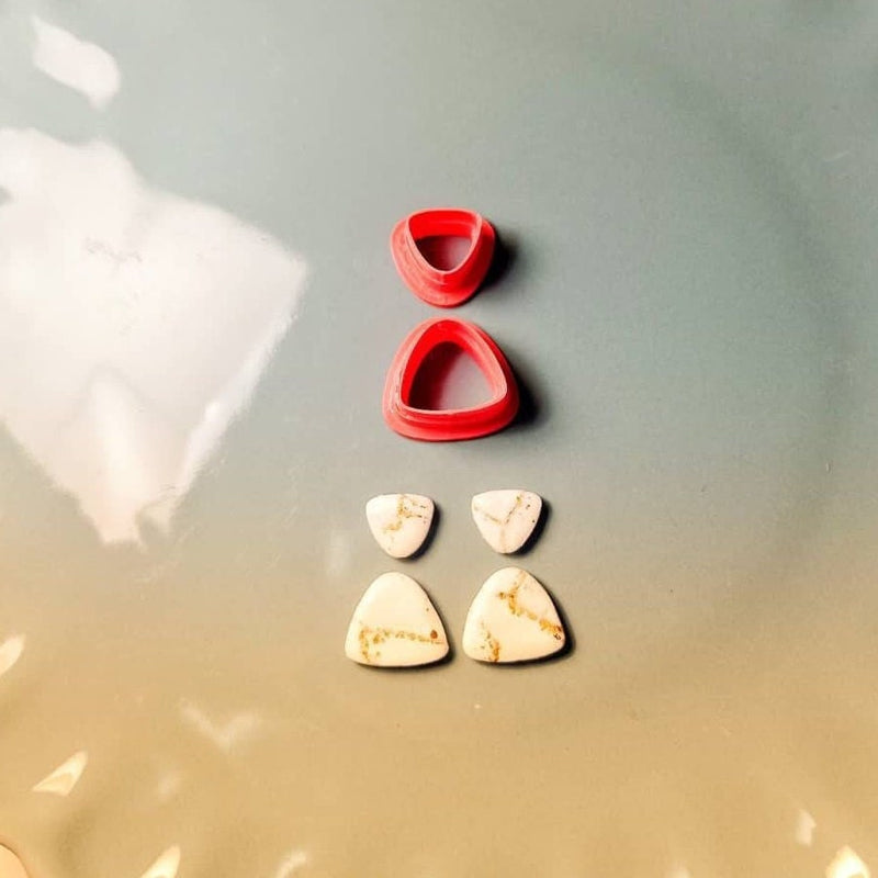 Rounded Triangular Cutters - Minimalist Set of 2 – LlamasKiss