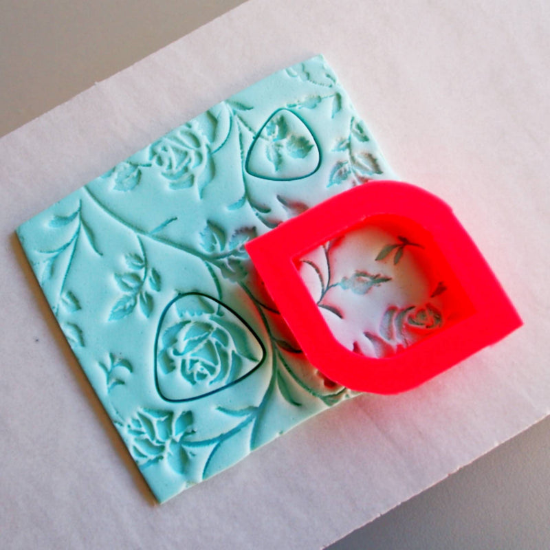 Roses texture roller  Floral stamp – LlamasKiss