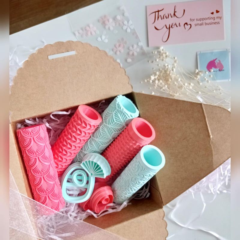 Heart Confetti Texture Roller  Unique, Detailed, and Easy to Use – The  Clay Impress