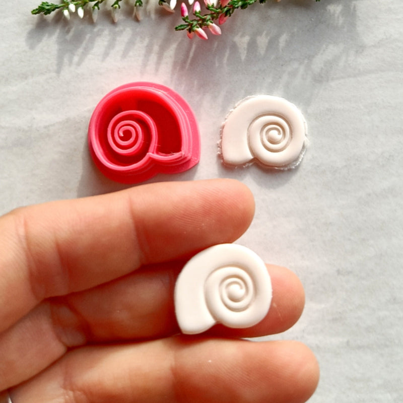 Conch Snail Shell Shaped Polymer Clay Cutter | Snail Polymer Clay Earring Molds | DIY Jewelry | Shell earrings | Jewelry making | Necklaces