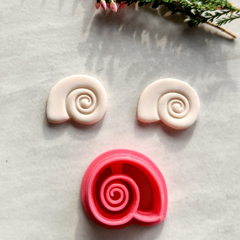 Conch Snail Shell Shaped Polymer Clay Cutter | Snail Polymer Clay Earring Molds | DIY Jewelry | Shell earrings | Jewelry making | Necklaces