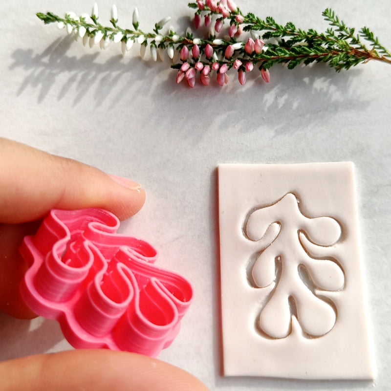 Seaweed Shaped Polymer Clay Cutter | Seaweed Polymer Clay Earring Molds | DIY Jewelry | Jewelry making | Jewellery making | Necklaces