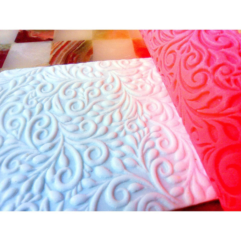 Flower Texture Roller Floral Textures Polymer Clay Pattern Hand Roller  Polymer Clay Texture Tool Polymer Clay Texture 
